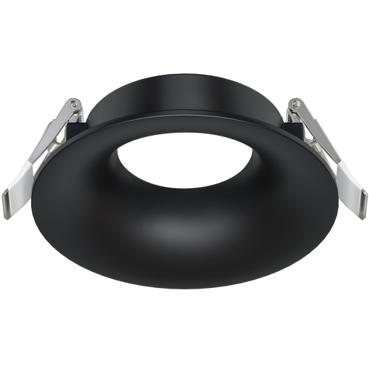 3.5 Inch Black Round Wave Trim