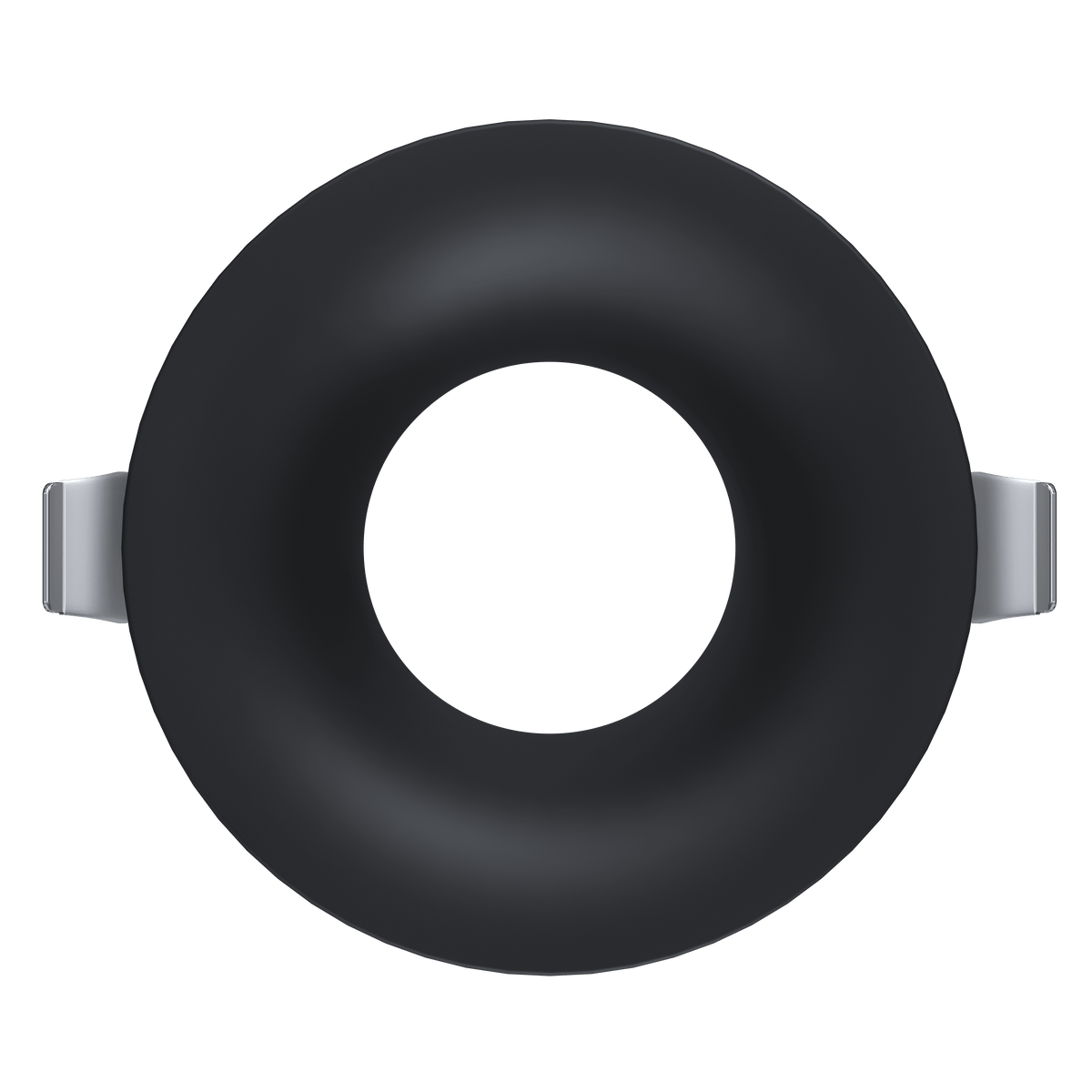 3.5 Inch Black Round Wave Trim
