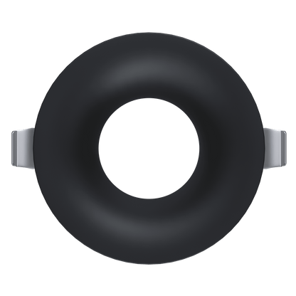 3.5 Inch Black Round Wave Trim