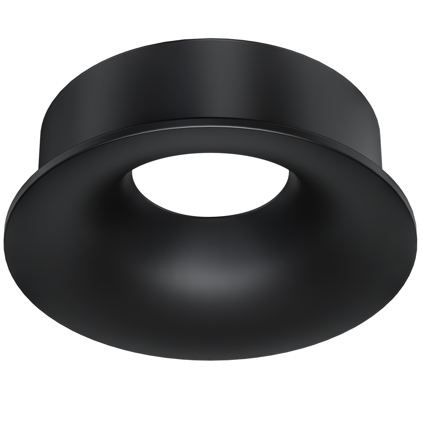 1 Inch Black Round Wave Trim