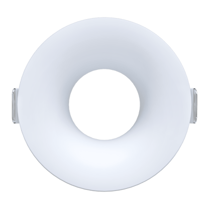3 Inch White Round Wave Trim - G2