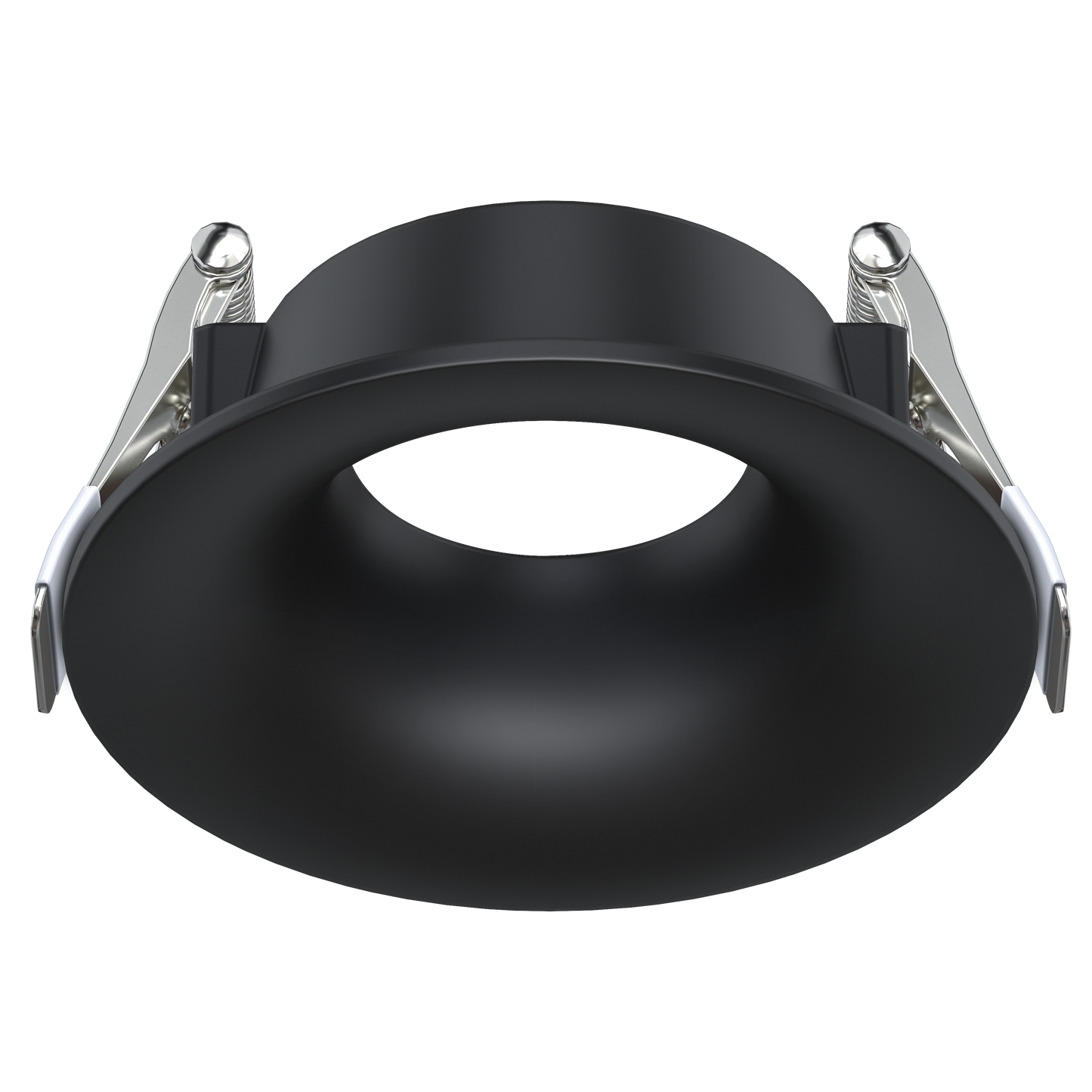 3 Inch Black Round Wave Trim