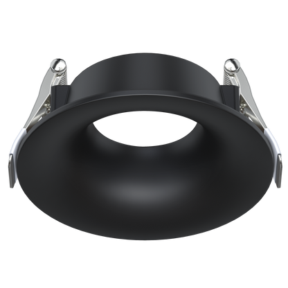 3 Inch Black Round Wave Trim