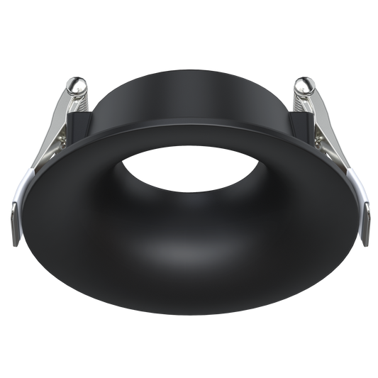 3 Inch Black Round Wave Trim