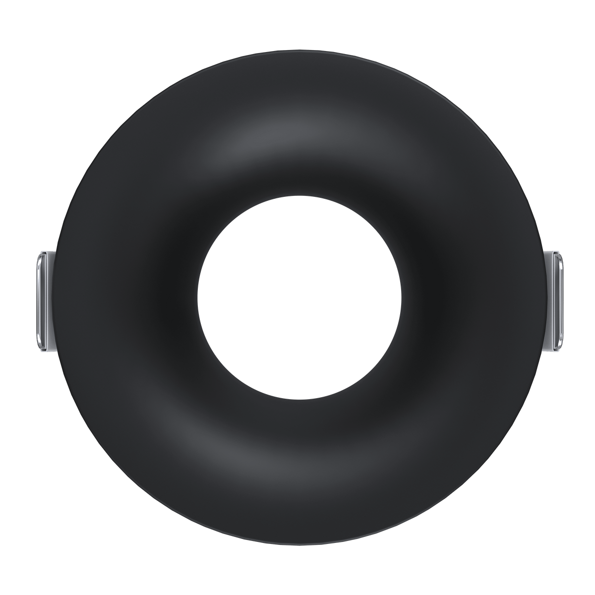 3 Inch Black Round Wave Trim