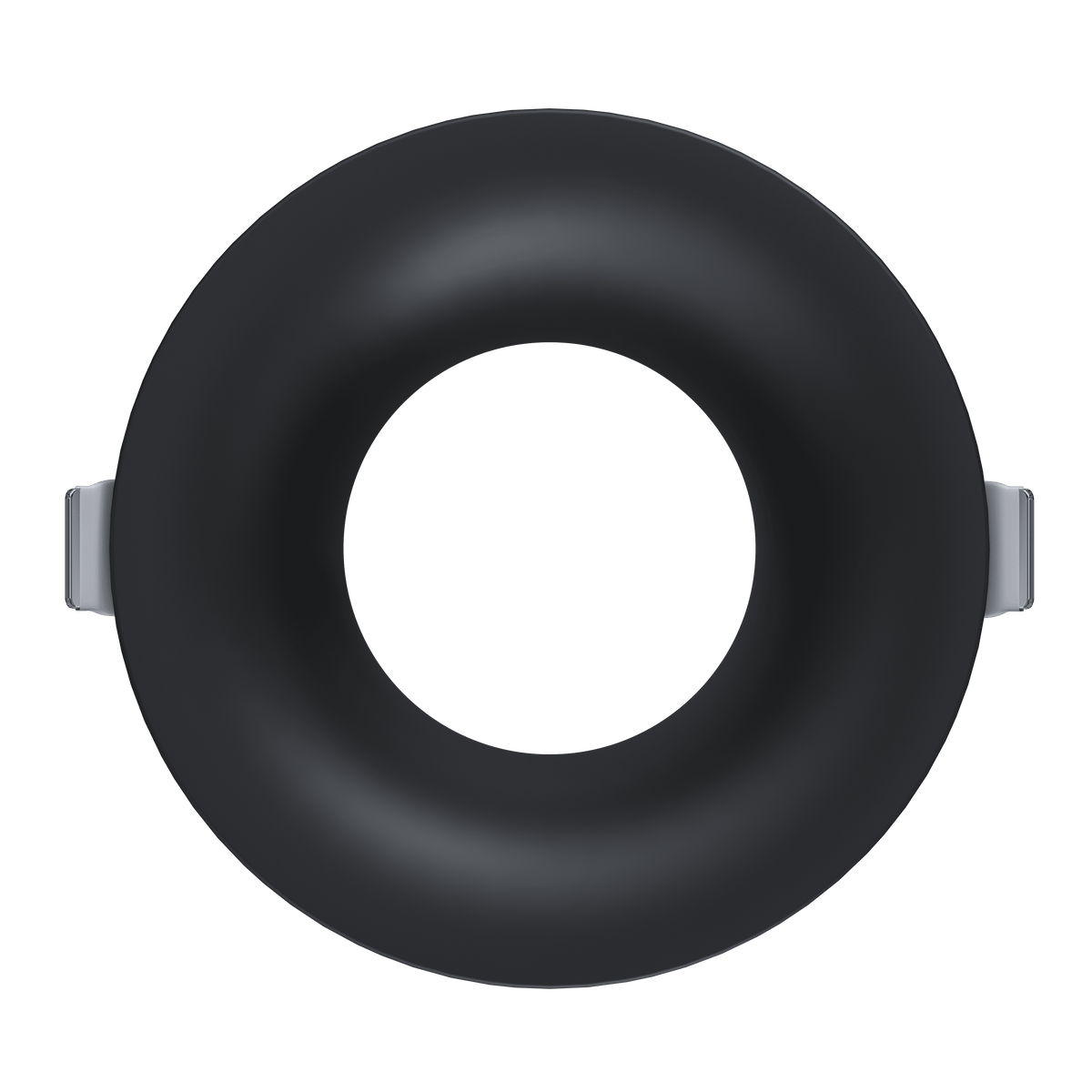 4 Inch Black Round Wave Trim