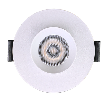 2" Round Retractable White