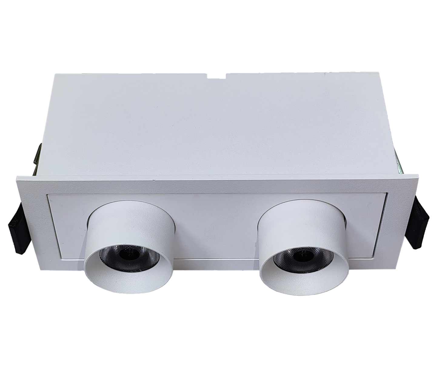 2" Double Head Retractable White