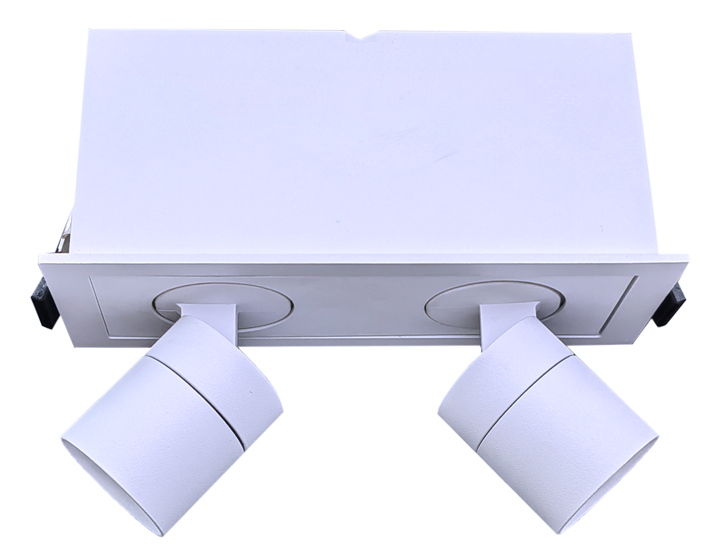 2" Double Head Retractable White