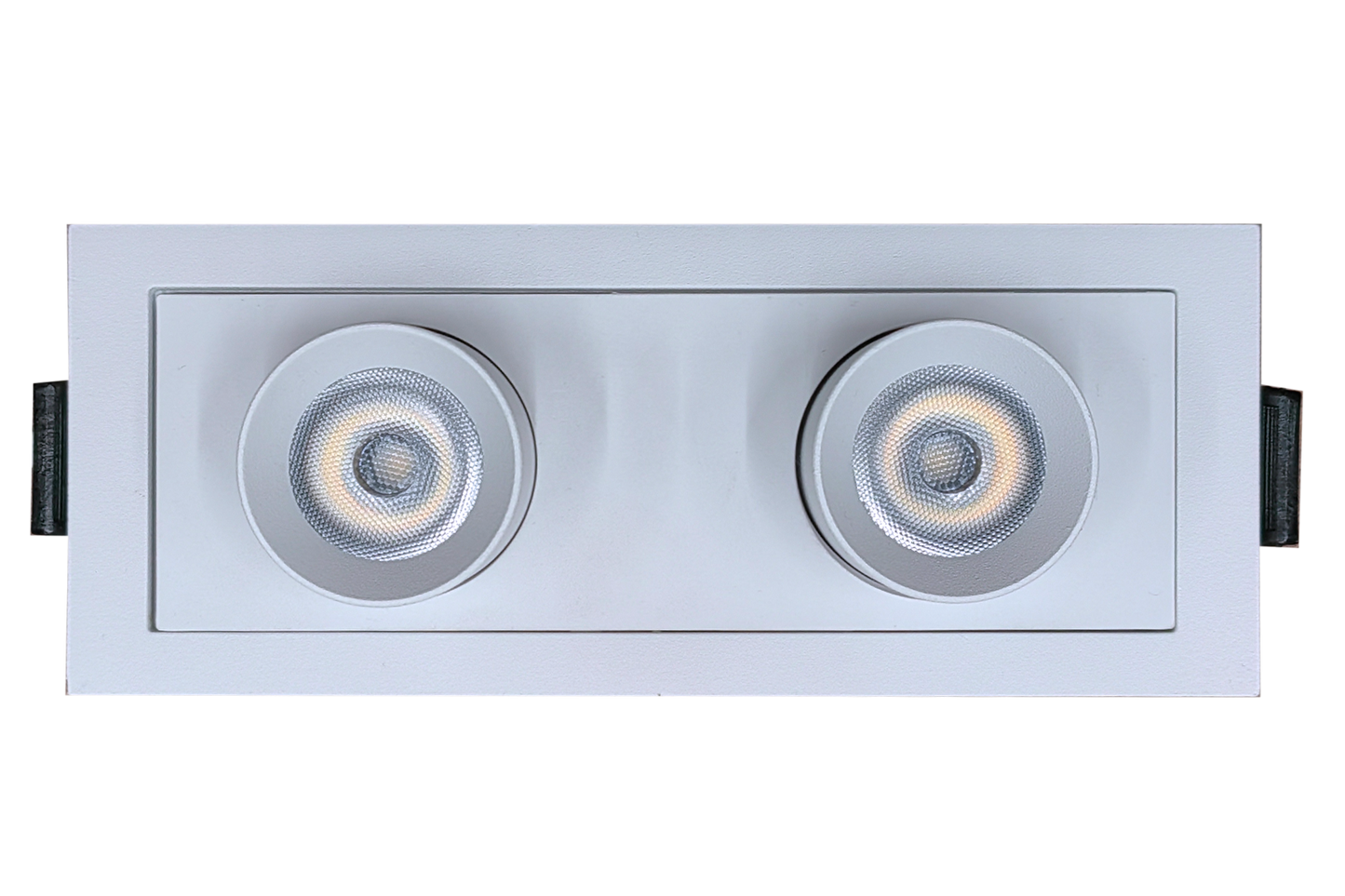 2" Double Head Retractable White