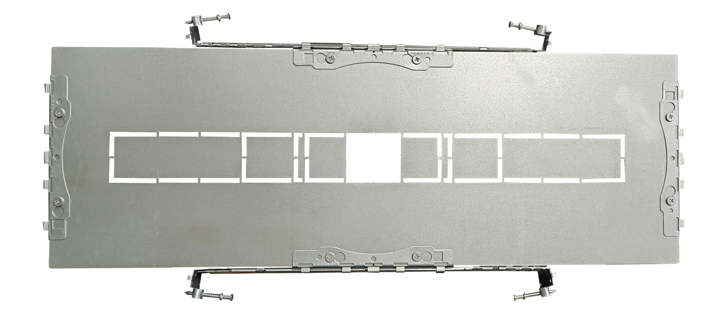 4″ Rectangular Flanged New construction plate