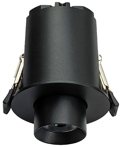 2" Round Retractable Black
