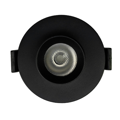 2" Round Retractable Black