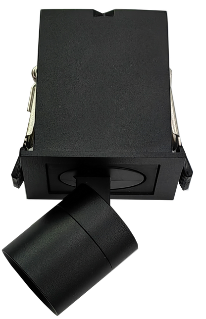 2" Single Head Retractable Black