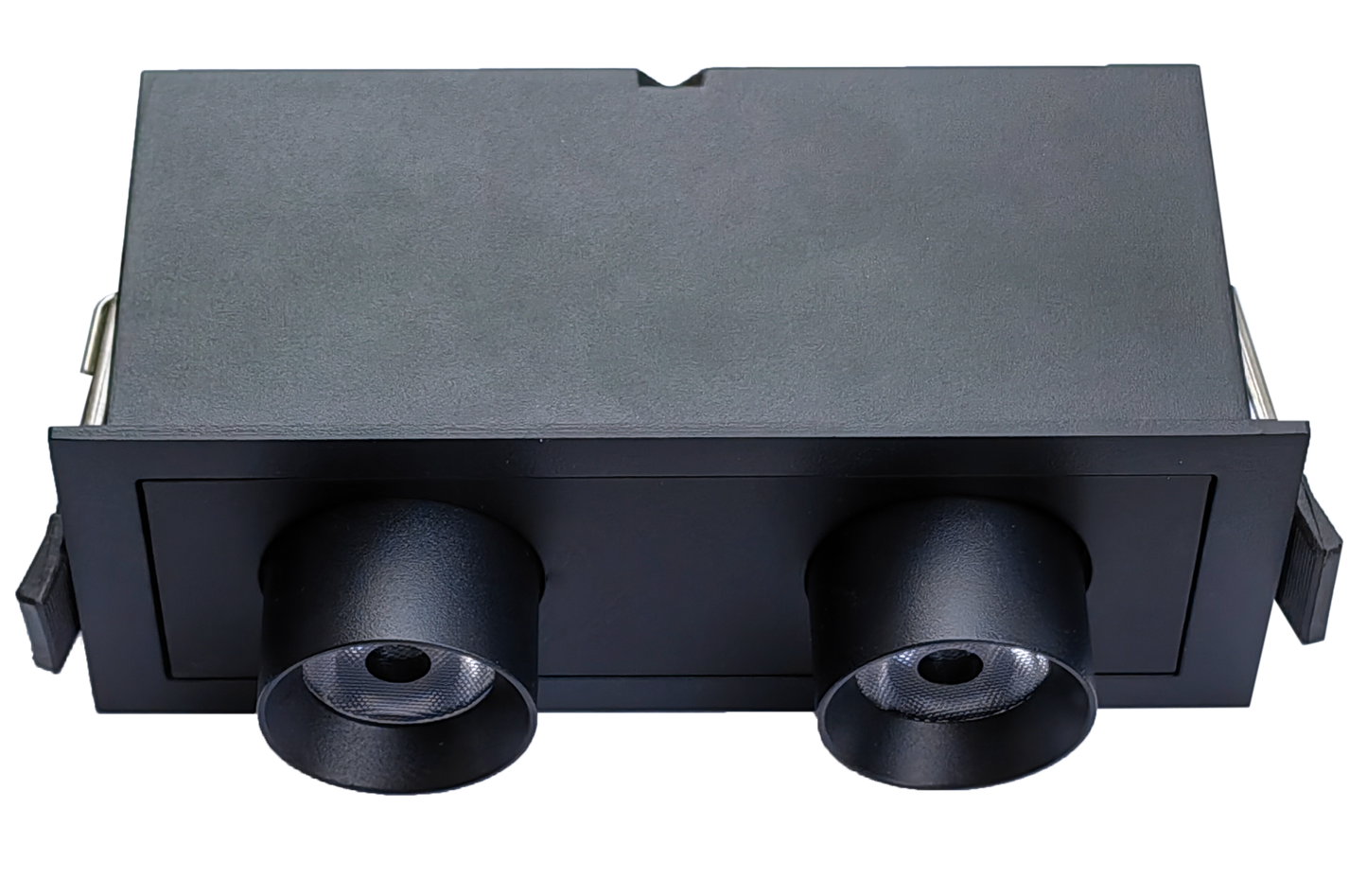 2" Double Head Retractable Black