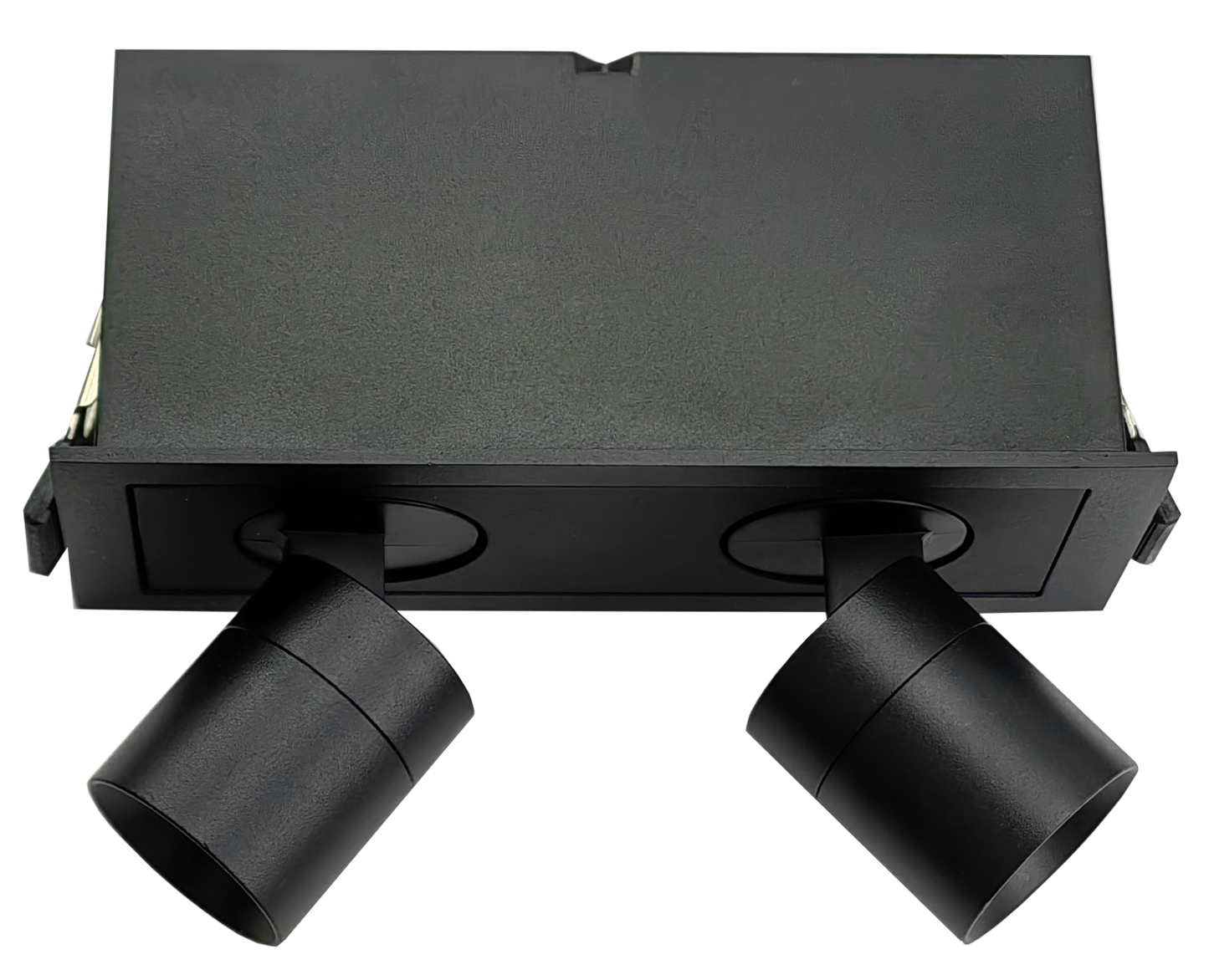 2" Double Head Retractable Black