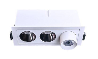 2" Three Head Combo Multiple White