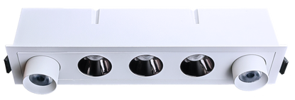 2" Five Head Combo Multiple White