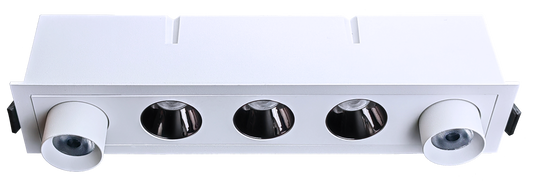 2" Five Head Combo Multiple White