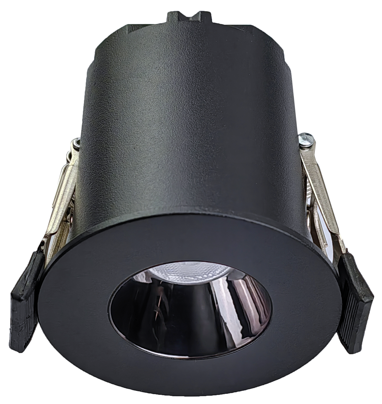 2" Round Fixed Downlight Black