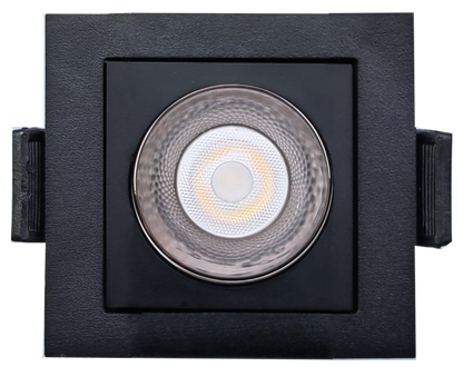 2" Single Head Fixed Downlight Black