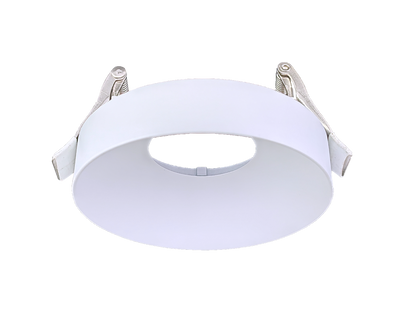 3 Inch White Round 3/4" Drop Trim