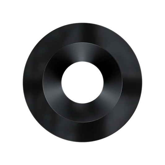 3 Inch Black Round Trim