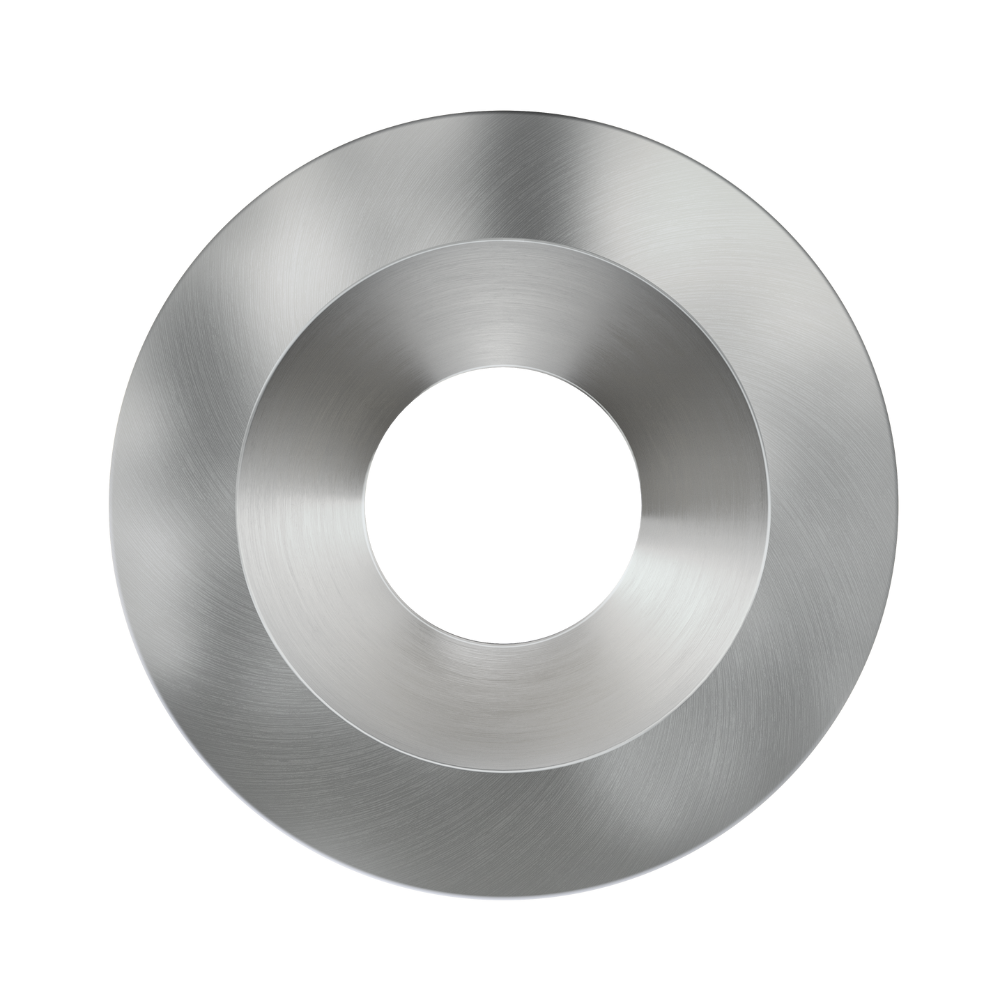 3 Inch Brushed Nickel Round Trim