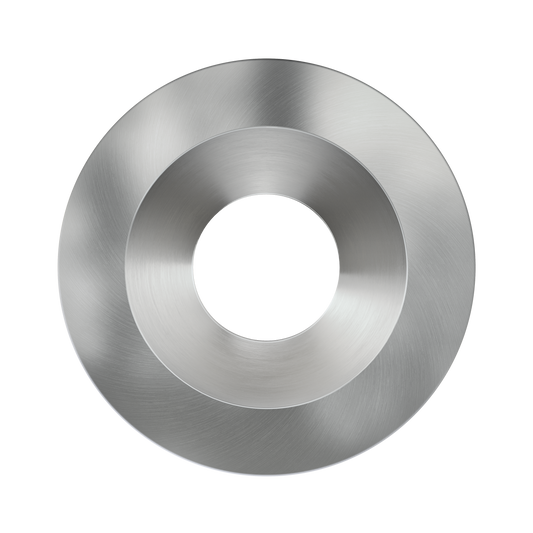 3 Inch Brushed Nickel Round Trim