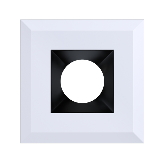 3 Inch Two-tone Square Trim