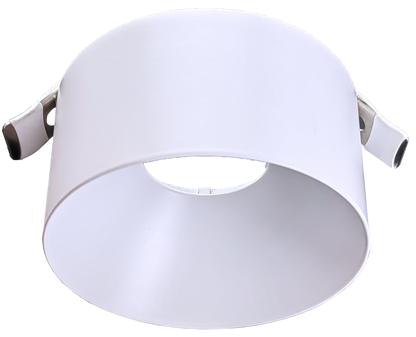3 Inch White Round 2" Drop Trim
