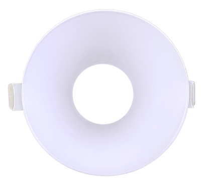 3 Inch White Round 2" Drop Trim