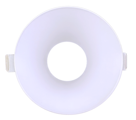 3 Inch White Round 2" Drop Trim