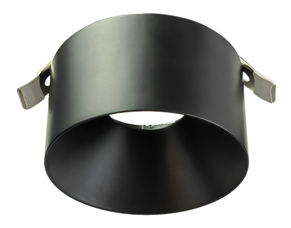 3 Inch Black Round 2" Drop Trim