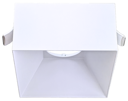 3 Inch White Square 2" Drop Trim