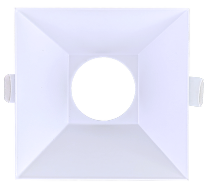 3 Inch White Square 2" Drop Trim
