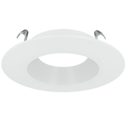 4 Inch White Round Trim