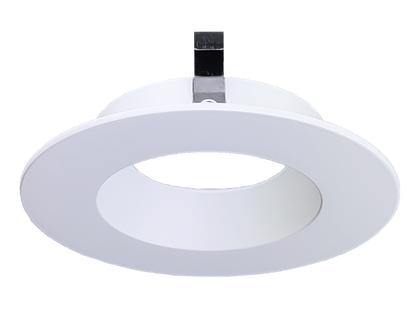 4 Inch White Round Trim