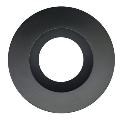 4 Inch Black Round Trim