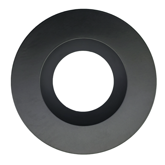 4 Inch Black Round Trim