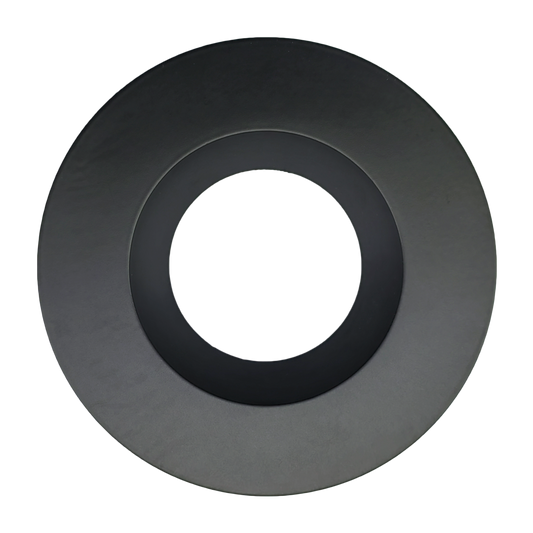 4 Inch Black Round Trim