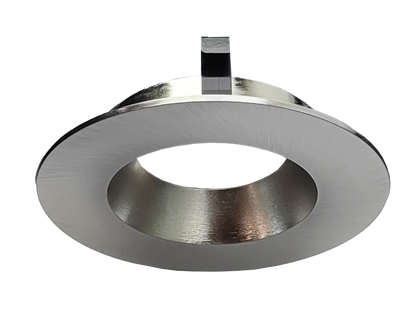 4 Inch Brushed Nickel Round Trim
