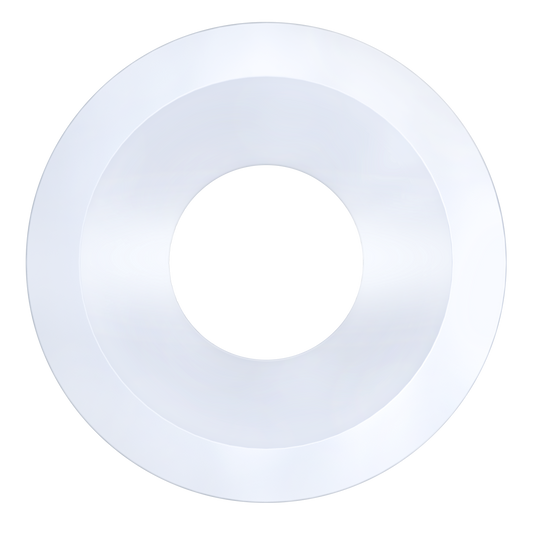 2 Inch White Narrow Trim