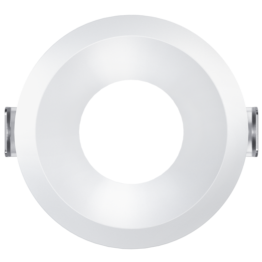3 Inch White Round Narrow Trim