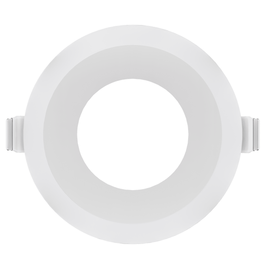 4 Inch White Round Narrow Trim