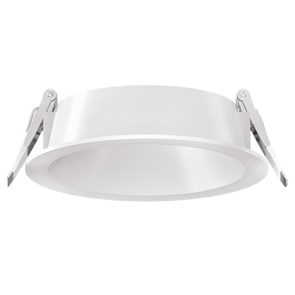 4 Inch White Round Narrow Trim