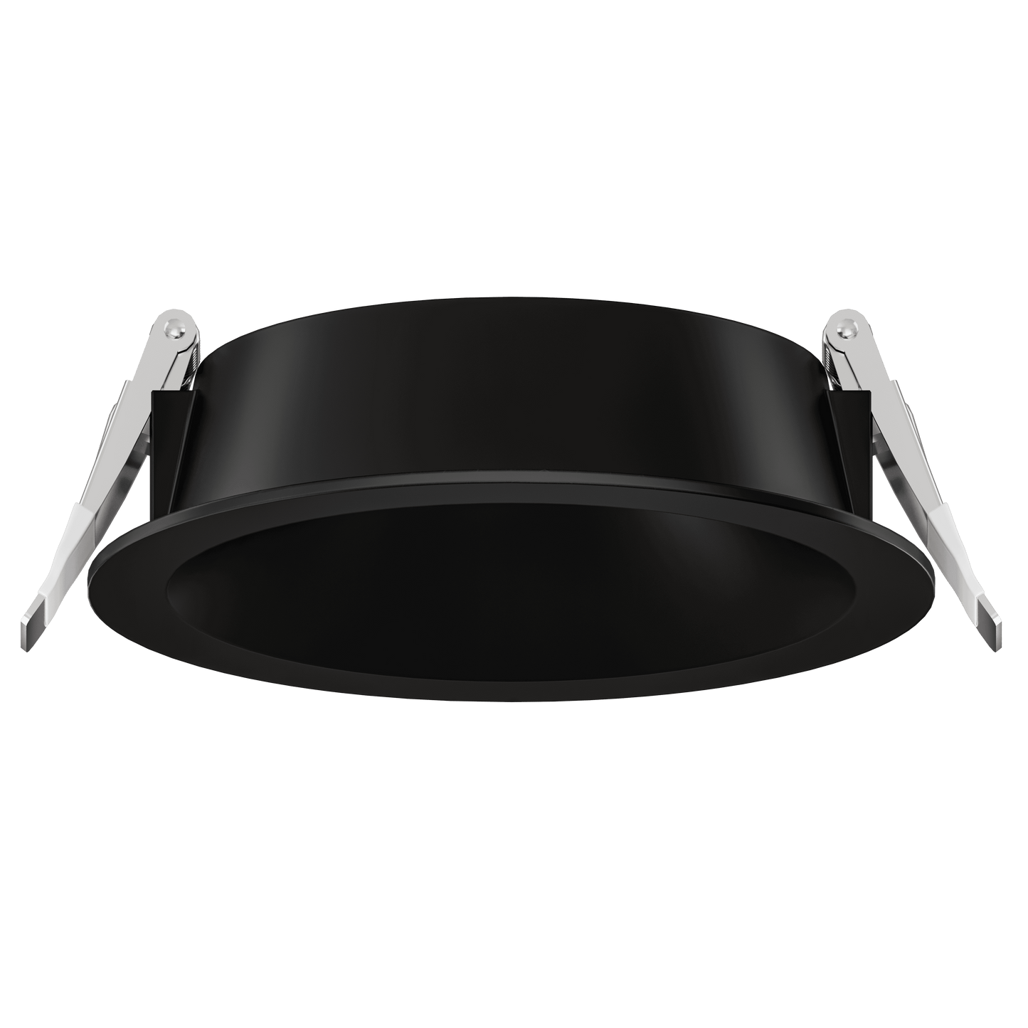 4 Inch Black Round Narrow Trim
