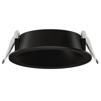4 Inch Black Round Narrow Trim