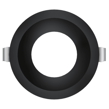 4 Inch Black Round Narrow Trim