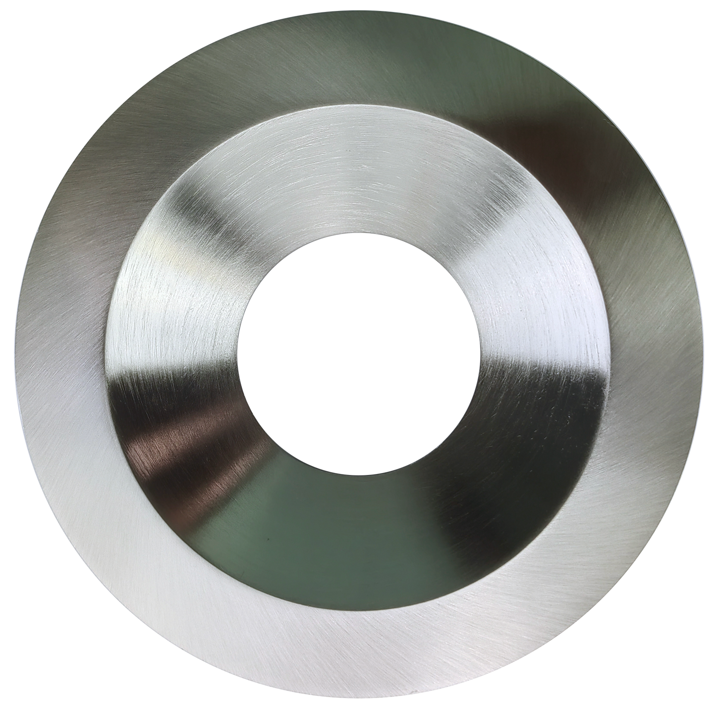 6 Inch Brushed Nickel Round Trim